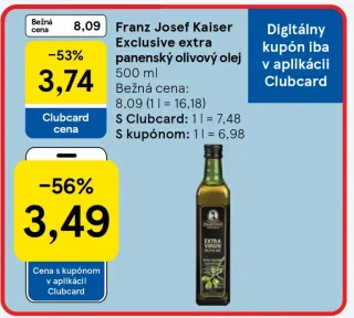 Franz Josef Kaiser olivový olej extra panenský, 0,5 l