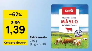 Tatra maslo, 250 g