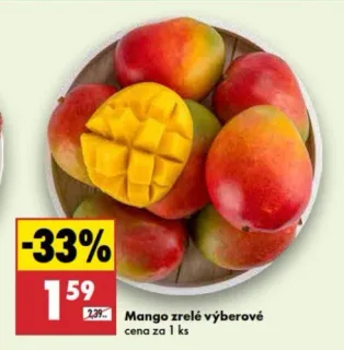 Mango zrelé výberové